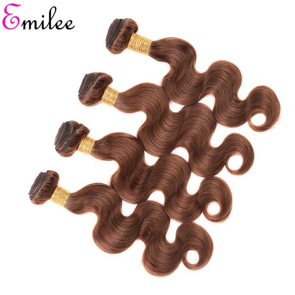 emilee color 4 chocolate brown hair weave color 4 body wave hair bundles with lace closure indian brown remy hair weave, Black
emilee color 4 chocolate brown hair weave color 4 body wave hair bundles with lace closure indian brown remy hair weave, Black