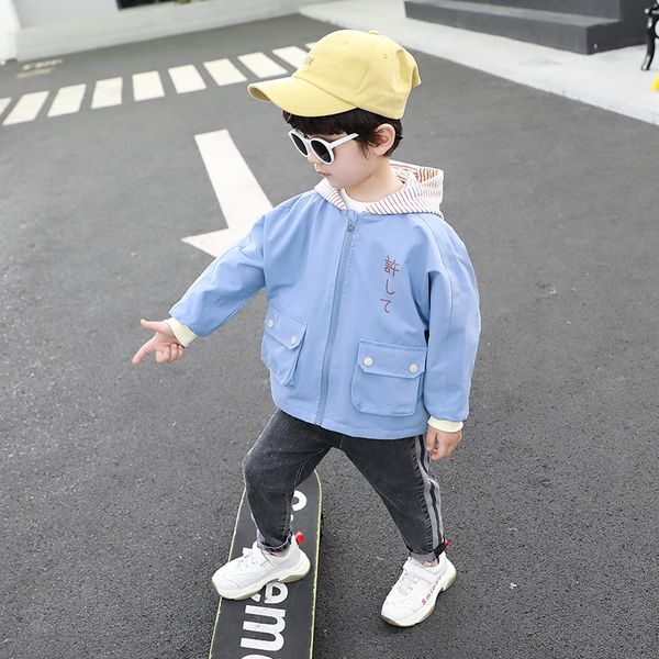 small children's hooded jacket for boy long sleeve zipper cartoon boys coat toddler windproof outerwear casual baby kids jackets, Blue;gray
small children's hooded jacket for boy long sleeve zipper cartoon boys coat toddler windproof outerwear casual baby kids jackets, Blue;gray