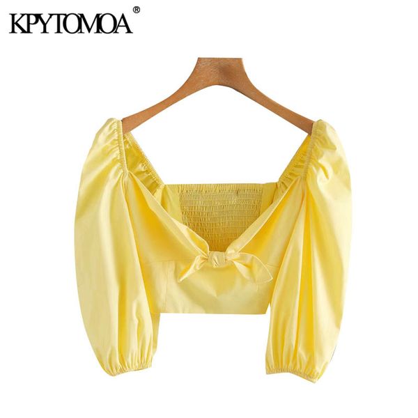kpytomoa women 2020 sweet fashion bow tie cropped blouses vintage v neck short sleeve back elastic female shirts chic, White
kpytomoa women 2020 sweet fashion bow tie cropped blouses vintage v neck short sleeve back elastic female shirts chic, White