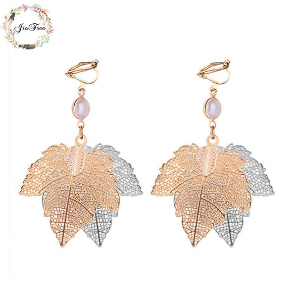 jiofashion hollow gold silver color leaf clip on earrings non piercing for women pearl earring gift jewelry
jiofashion hollow gold silver color leaf clip on earrings non piercing for women pearl earring gift jewelry