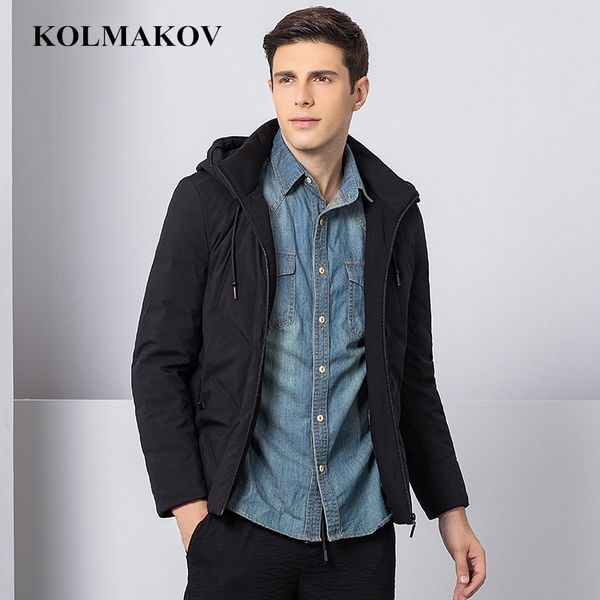 kolmakov new winter down coats men hooded mens parkas slim fit thicken jackets homme casual good quality coats plus size s-xxxl, Black
kolmakov new winter down coats men hooded mens parkas slim fit thicken jackets homme casual good quality coats plus size s-xxxl, Black