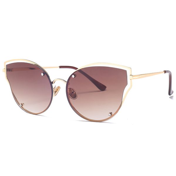 

luxury round sunglasses women brand designer hollow alloy frame sun glasses for men outdoor goggles oculos shades 18901df, White;black