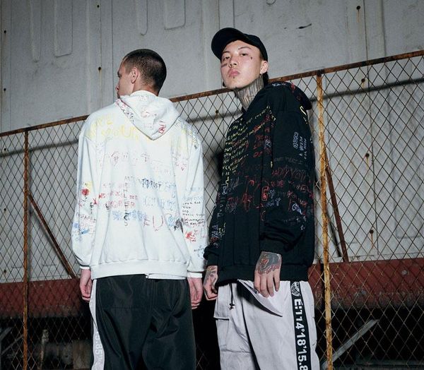 men hip hop letter printed graffiti hoodies sweatshirts male autumn winter casual pullover fashion streetwear, Black
men hip hop letter printed graffiti hoodies sweatshirts male autumn winter casual pullover fashion streetwear, Black
