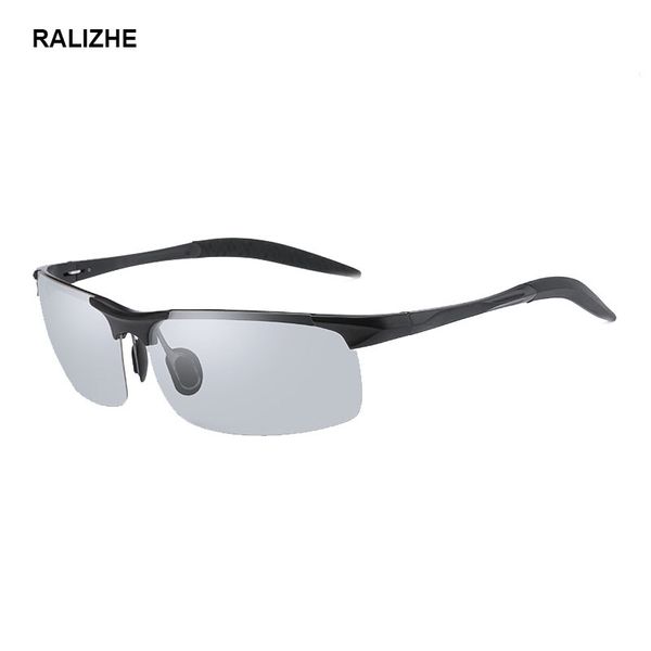 men women pchromic sunglasses polarized uv400 aluminium magnesium driving rider sports chameleon change color sun glasses, White;black
men women pchromic sunglasses polarized uv400 aluminium magnesium driving rider sports chameleon change color sun glasses, White;black