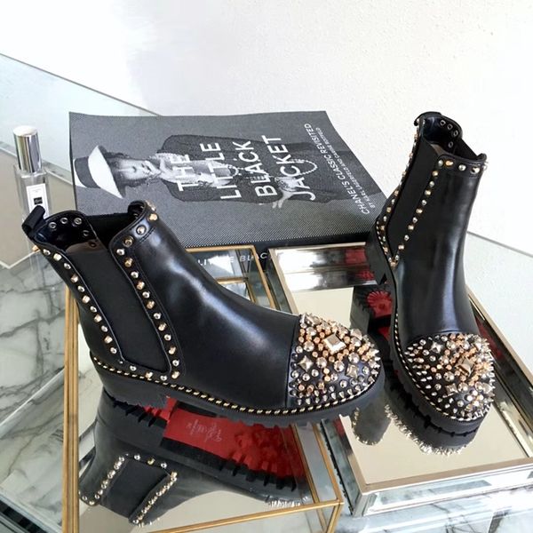 fashion luxury designer women's boots red bottoms women boot girls designer luxury shoe with studded spikes party boots winter dhl shoe, Black
fashion luxury designer women's boots red bottoms women boot girls designer luxury shoe with studded spikes party boots winter dhl shoe, Black