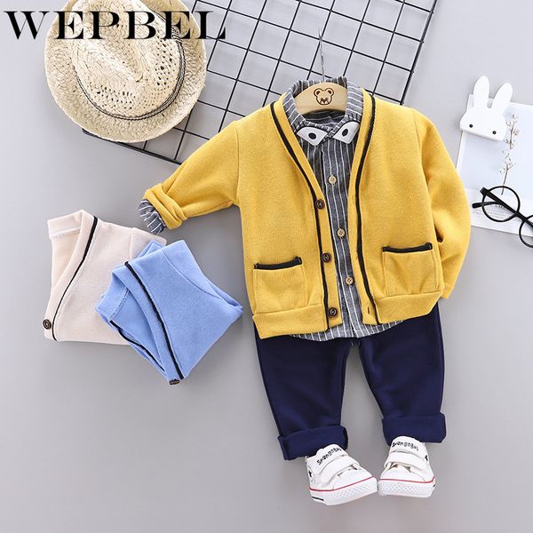 wepbel autumn winter baby girls boys clothing set children outfit kids sweater cardigan shirt pant 3pcs sport suits, White
wepbel autumn winter baby girls boys clothing set children outfit kids sweater cardigan shirt pant 3pcs sport suits, White