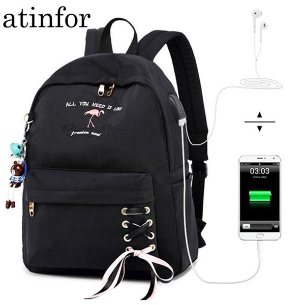 minimalist anti theft women backpack cute flamingo printing earphone hole drawstring bow design female lapbookbags
minimalist anti theft women backpack cute flamingo printing earphone hole drawstring bow design female lapbookbags