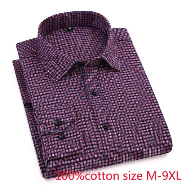 men's dress shirts arrival plaid spring autumn men formal extra large pure cotton long sleeve plus size 4xl-6xl7xl 8xl 9xl, White;black
men's dress shirts arrival plaid spring autumn men formal extra large pure cotton long sleeve plus size 4xl-6xl7xl 8xl 9xl, White;black