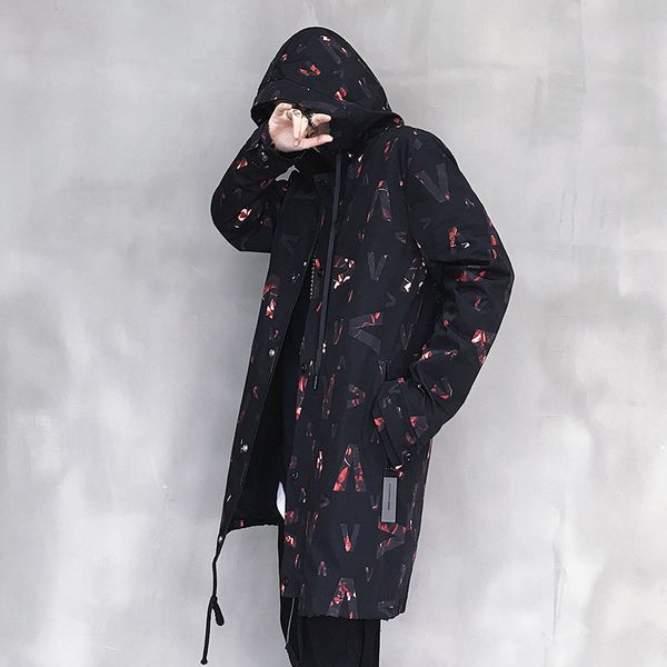 men's trench coats original hooded loose hip hop style casual fashion long jacket, Tan;black
men's trench coats original hooded loose hip hop style casual fashion long jacket, Tan;black
