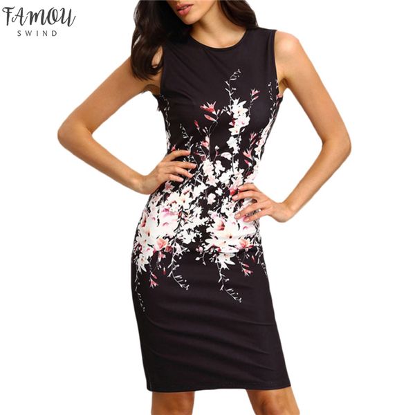 summer dress women's floral print sleeveless cocktail party bodycon sheath dress knee-length o-neck slim fit dresses s~2xl, Black;gray
summer dress women's floral print sleeveless cocktail party bodycon sheath dress knee-length o-neck slim fit dresses s~2xl, Black;gray