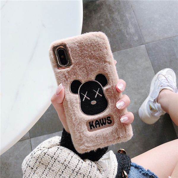 1pcs phone case tide brand plush embroidery bear drop-proof shell for iphone 6s 7 8 xr xs 11 pro max plus protective shell ing
1pcs phone case tide brand plush embroidery bear drop-proof shell for iphone 6s 7 8 xr xs 11 pro max plus protective shell ing