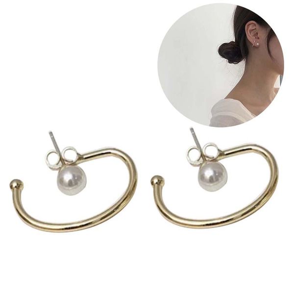fashion women earrings faux pearl twist metal wire charm ear jacket earrings jewelry gift woman's accesories, Golden;silver
fashion women earrings faux pearl twist metal wire charm ear jacket earrings jewelry gift woman's accesories, Golden;silver