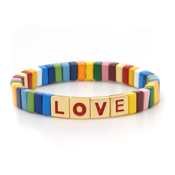 shinus love letter bracelets enamel tile bracelet women armband bangles pulseras mujer 2019 jewelry boho summer friendship gift, Golden;silver
shinus love letter bracelets enamel tile bracelet women armband bangles pulseras mujer 2019 jewelry boho summer friendship gift, Golden;silver