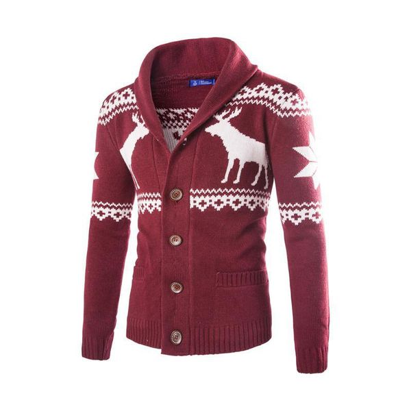 2019 new men's casual cardigan sweatshirt senior warm warm long-sleeved knit jacket, White;black
2019 new men's casual cardigan sweatshirt senior warm warm long-sleeved knit jacket, White;black