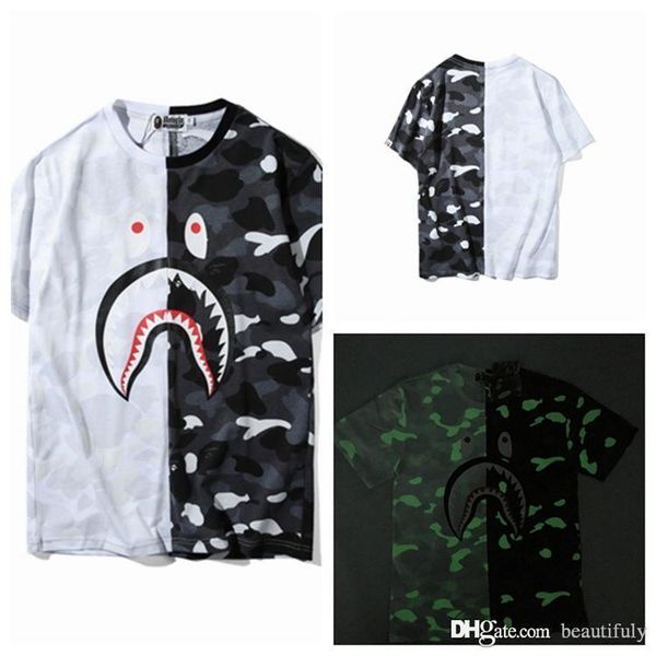 2017 new style men's fashion brand fog luminous printing large t-shirt men's women's casual short sleeves, Black
2017 new style men's fashion brand fog luminous printing large t-shirt men's women's casual short sleeves, Black