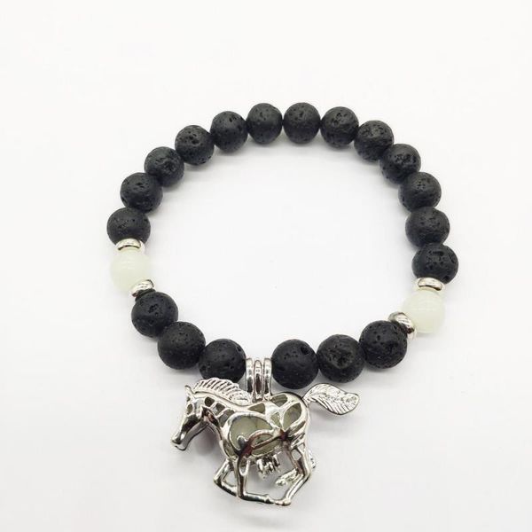 8mm natural black lava bracelet noctilucence bracelet horse bead heart locket glow for women and men fashion jewelry
8mm natural black lava bracelet noctilucence bracelet horse bead heart locket glow for women and men fashion jewelry