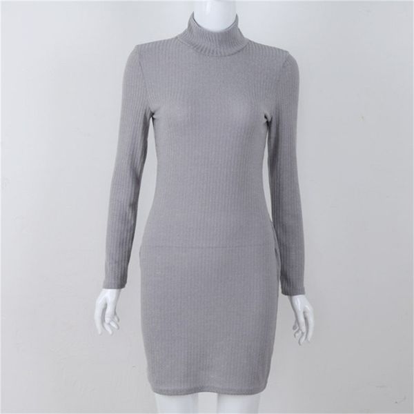 women's knitted dress fashion high neck slim basic long-sleeved dress winter and autumn warm who comfortable, Black;gray
women's knitted dress fashion high neck slim basic long-sleeved dress winter and autumn warm who comfortable, Black;gray