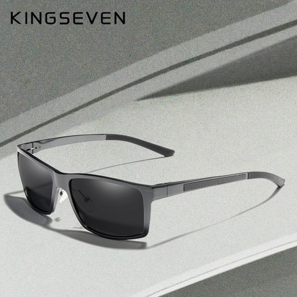 kingseven new design aluminum magnesium sunglasses men polarized square driving sun glasses male eyewear accessories for men, White;black
kingseven new design aluminum magnesium sunglasses men polarized square driving sun glasses male eyewear accessories for men, White;black
