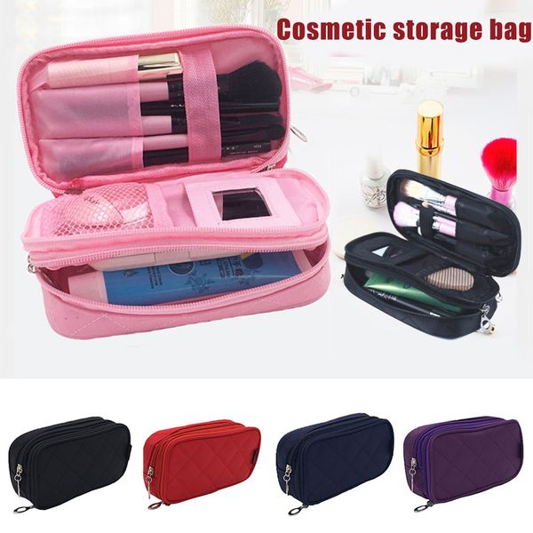 makeup bag with mirror nylon waterproof cosmetic toiletry travel pouch organizer popular
makeup bag with mirror nylon waterproof cosmetic toiletry travel pouch organizer popular