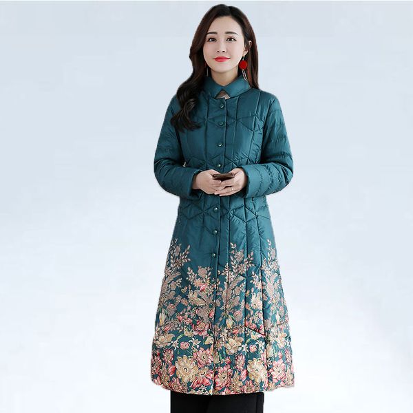 casual plus size long jacket woman 4xl 2019 chinese national style parka cotton winter coat women print vintage female overcoat, Black
casual plus size long jacket woman 4xl 2019 chinese national style parka cotton winter coat women print vintage female overcoat, Black