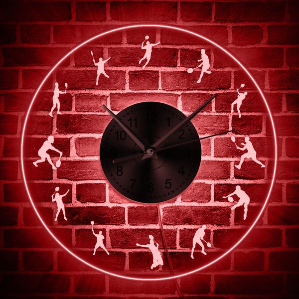 badminton led lighting wall clock acrylic modern wall clock glow in dark with color changes shuttlecock player decorative
badminton led lighting wall clock acrylic modern wall clock glow in dark with color changes shuttlecock player decorative