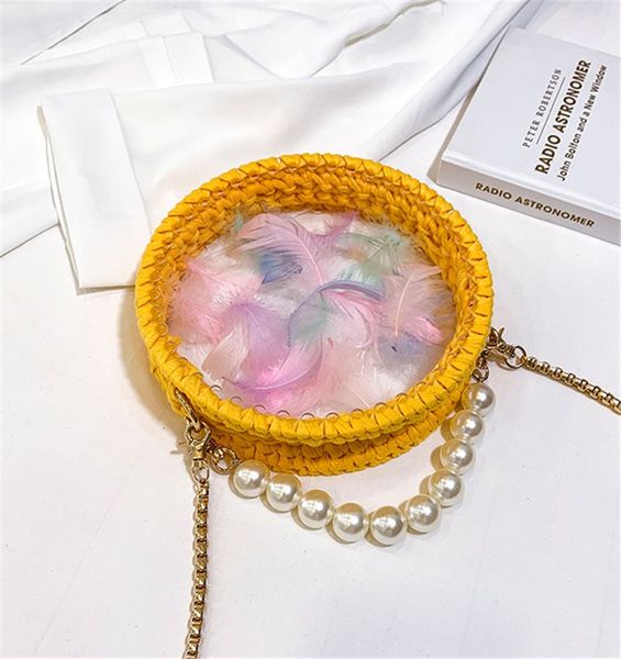designer luxury womens shoulder bags inclined shoulder bag handmade weave pearl handheld transparent circular sweet girl multicolor newset1
designer luxury womens shoulder bags inclined shoulder bag handmade weave pearl handheld transparent circular sweet girl multicolor newset1