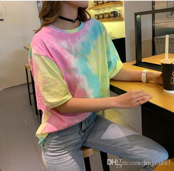 2020 tie dye gradient large size loose oversize fashion harajuku female print hip hop short sleeve casual couple t-shirt, White
2020 tie dye gradient large size loose oversize fashion harajuku female print hip hop short sleeve casual couple t-shirt, White