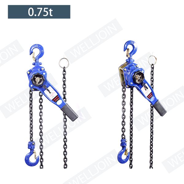 0.75 t pulling wrench hoist manual lifting chain hoist hand chain hook portable lever block inverted tightener
0.75 t pulling wrench hoist manual lifting chain hoist hand chain hook portable lever block inverted tightener