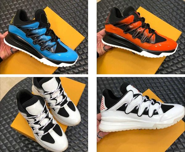 2020 new color zig zag designer shoes men street fashion 'zigzag' thick shoes smear bold color calf leather casual shoes 38-45
2020 new color zig zag designer shoes men street fashion 'zigzag' thick shoes smear bold color calf leather casual shoes 38-45