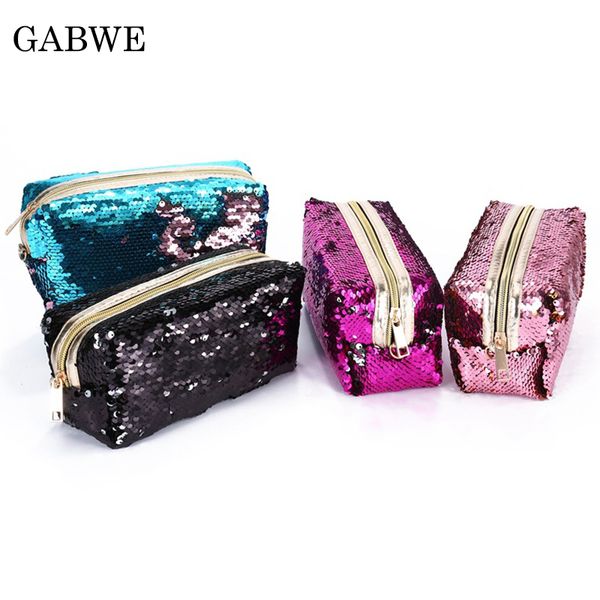 gzbwe fashion mermaid sequin women glitter cosmetic bag makeup case organizer portable storage pouch toiletry maleta de maquiage
gzbwe fashion mermaid sequin women glitter cosmetic bag makeup case organizer portable storage pouch toiletry maleta de maquiage