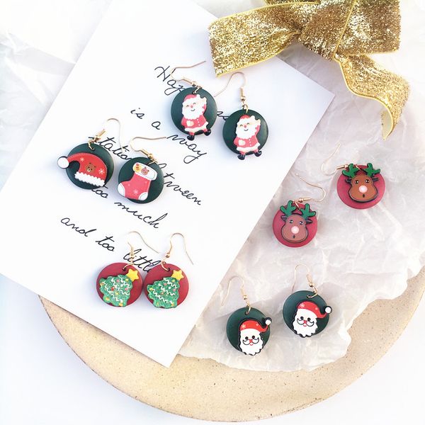colorful father christmas elks christmas trees circles drop earrings wooden mini button shape dangle earrings for women girls, Silver
colorful father christmas elks christmas trees circles drop earrings wooden mini button shape dangle earrings for women girls, Silver