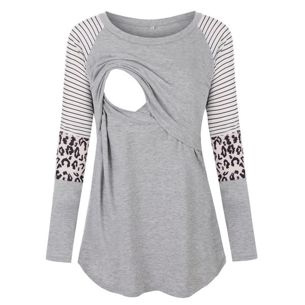 Women Maternity Shirt Nursing O-neck Clothes Long Sleeve Printed Blouse Tops Clothing For Breastfeeding #es
Women Maternity Shirt Nursing O-neck Clothes Long Sleeve Printed Blouse Tops Clothing For Breastfeeding #es