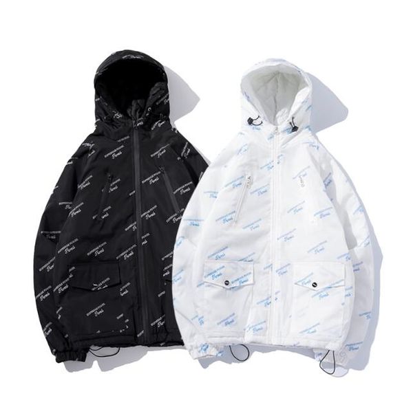 streetwear fashion men's hooded parkas printing winter men's parkas coats multi-pocket windproof keep warm coats, Black;brown
streetwear fashion men's hooded parkas printing winter men's parkas coats multi-pocket windproof keep warm coats, Black;brown
