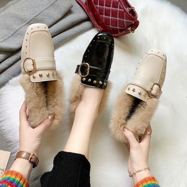 round toe shoes woman flats women's heels modis casual female sneakers rivets studs buckle strap british style autumn loafers, Black
round toe shoes woman flats women's heels modis casual female sneakers rivets studs buckle strap british style autumn loafers, Black