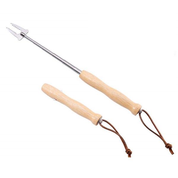 1pc roasting fork stick stainless steel wooden handle telescoping skewer as grilling tools for home, kitchen, backyard bbq 2020
1pc roasting fork stick stainless steel wooden handle telescoping skewer as grilling tools for home, kitchen, backyard bbq 2020