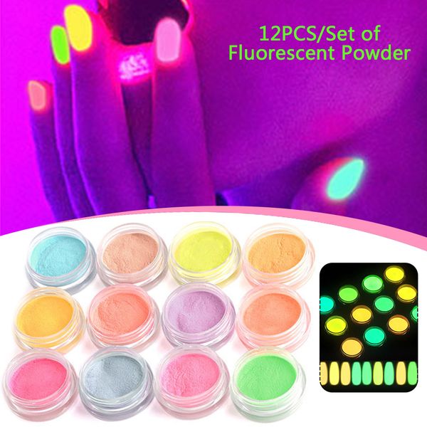 1 set neon phospho powder nail glitter powder 12 colors dust luminous pigment fluorescent nail glitters glow in the dark, Silver;gold
1 set neon phospho powder nail glitter powder 12 colors dust luminous pigment fluorescent nail glitters glow in the dark, Silver;gold