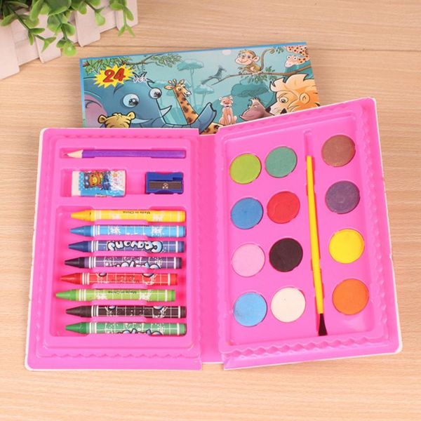 24pcs watercolor pen art supplies school crayon pigment drawing artist kids gift student professional combination painting set
24pcs watercolor pen art supplies school crayon pigment drawing artist kids gift student professional combination painting set