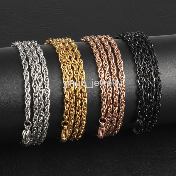 stainless steel chain 18-32 inches silver/rose gold/gold/black 2.9mm square double o-shaped chain pendant necklace jewelry for women
stainless steel chain 18-32 inches silver/rose gold/gold/black 2.9mm square double o-shaped chain pendant necklace jewelry for women