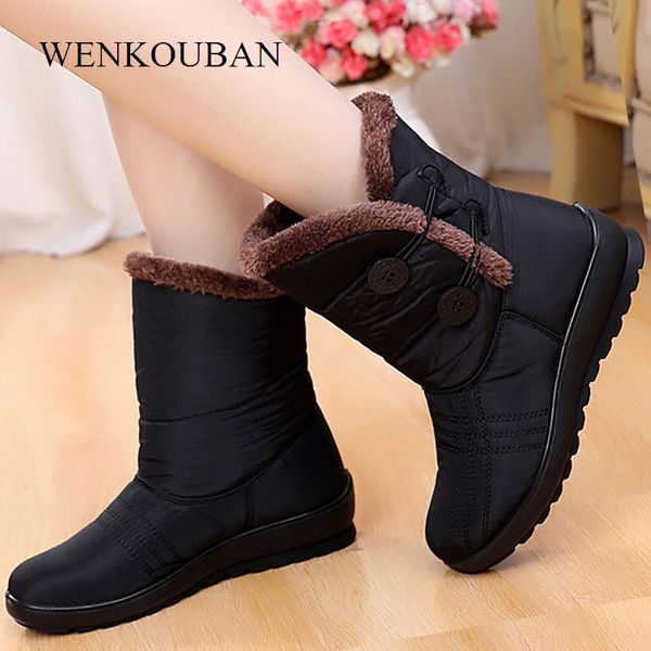 winter women shoes snow boots ladies waterproof warm ankle boots wedges platform plush shoes ladies botas mujer invierno 2020, Black
winter women shoes snow boots ladies waterproof warm ankle boots wedges platform plush shoes ladies botas mujer invierno 2020, Black
