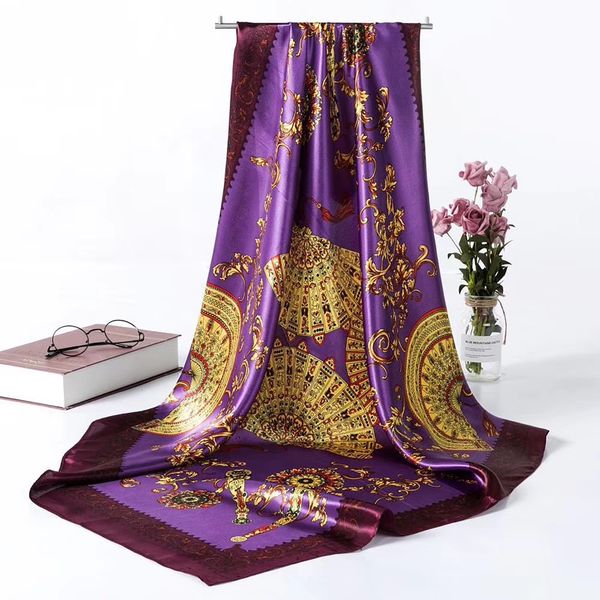 fashion- summer designer womans brand scarf 100% silk square scarves classic printing design womans scarves for women s-999a, Blue;gray
fashion- summer designer womans brand scarf 100% silk square scarves classic printing design womans scarves for women s-999a, Blue;gray