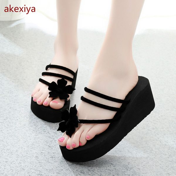 slippers 2021 women sandals and fashion high heel thick bottom flower clip toe ladies, Black
slippers 2021 women sandals and fashion high heel thick bottom flower clip toe ladies, Black