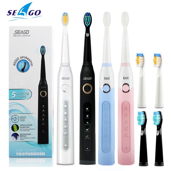 seago sg-507 sonic electric toothbrush timer brush usb rechargeable electric tooth brushes with 3pc replacement brush head
seago sg-507 sonic electric toothbrush timer brush usb rechargeable electric tooth brushes with 3pc replacement brush head