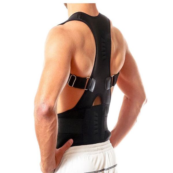 back posture orthosis adjustable magnetic therapy posture orthosis support waist with shoulder protection back for men and women, Black;gray
back posture orthosis adjustable magnetic therapy posture orthosis support waist with shoulder protection back for men and women, Black;gray
