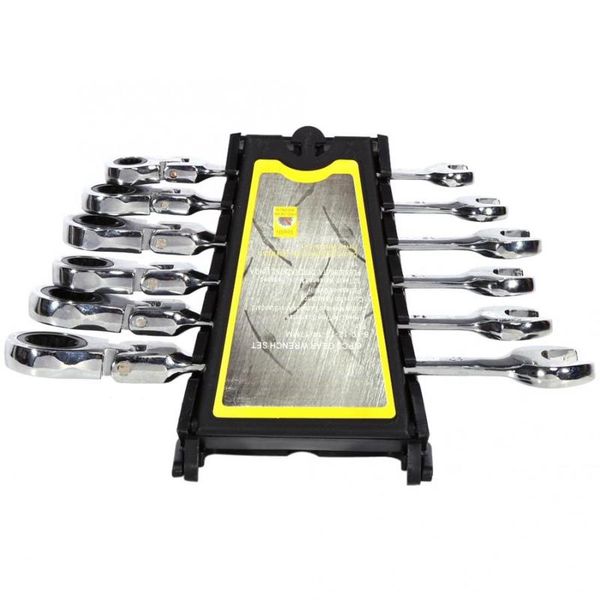 6pcs flexible wrench reversible ratcheting combination wrenches set ratchet wrench hand repairing toos
6pcs flexible wrench reversible ratcheting combination wrenches set ratchet wrench hand repairing toos