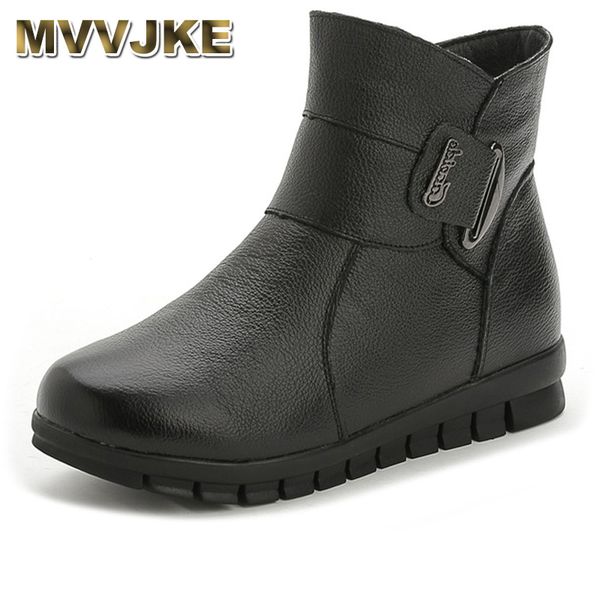 mvvjke 2018 fashion winter boots women genuine leather flat ankle boots casual warm shoes woman snow women, Black
mvvjke 2018 fashion winter boots women genuine leather flat ankle boots casual warm shoes woman snow women, Black