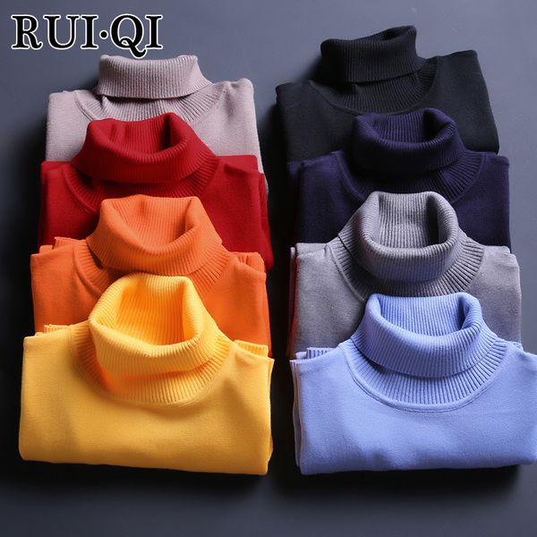 rui qi new 2018 sweater fashion men high collar pullovers sweater coarse wool male winter youth xh-1733, White;black
rui qi new 2018 sweater fashion men high collar pullovers sweater coarse wool male winter youth xh-1733, White;black