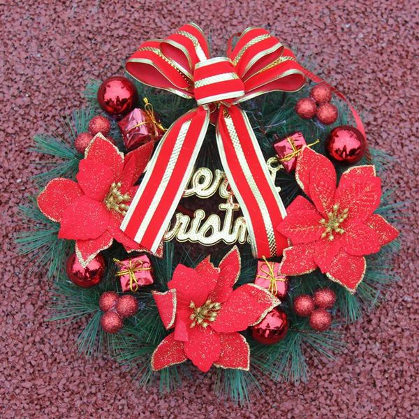 wreath door wall hanging artificial flower garland wedding festival christmas 
wreath door wall hanging artificial flower garland wedding festival christmas