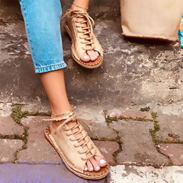 woman summer slippers women's sewing flats women gladiator lace up slides female open toe comfortable beach footwear plus size, Black
woman summer slippers women's sewing flats women gladiator lace up slides female open toe comfortable beach footwear plus size, Black
