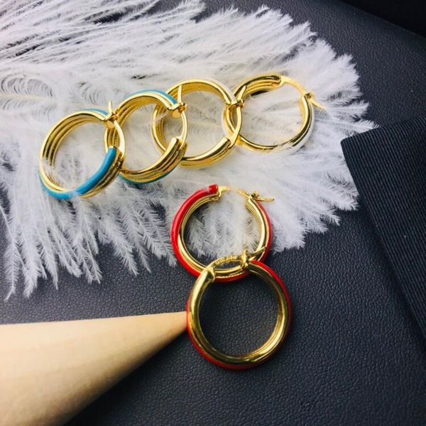 new tricolor oil drop simple ring fashion designer earrings luxury designer jewelry women earrings, Golden
new tricolor oil drop simple ring fashion designer earrings luxury designer jewelry women earrings, Golden