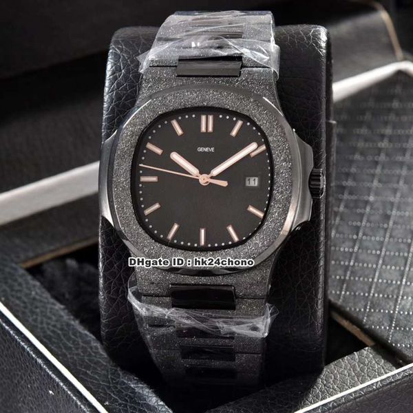 9 style 40mm nautilus 5711/1 frosted all black automatic mechanical mens watch frosted dial frosted steel strap gents sport watches, Slivery;brown
9 style 40mm nautilus 5711/1 frosted all black automatic mechanical mens watch frosted dial frosted steel strap gents sport watches, Slivery;brown